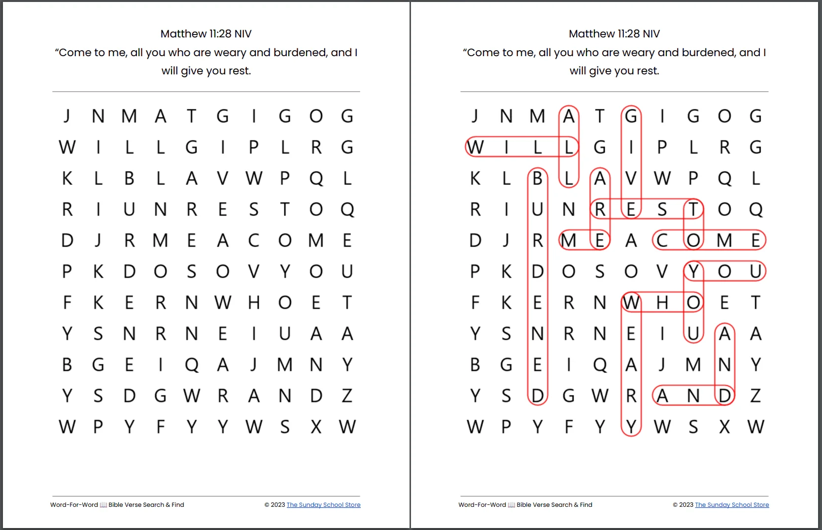 25 Free Bible Word Search Puzzles PDF Printable Download 