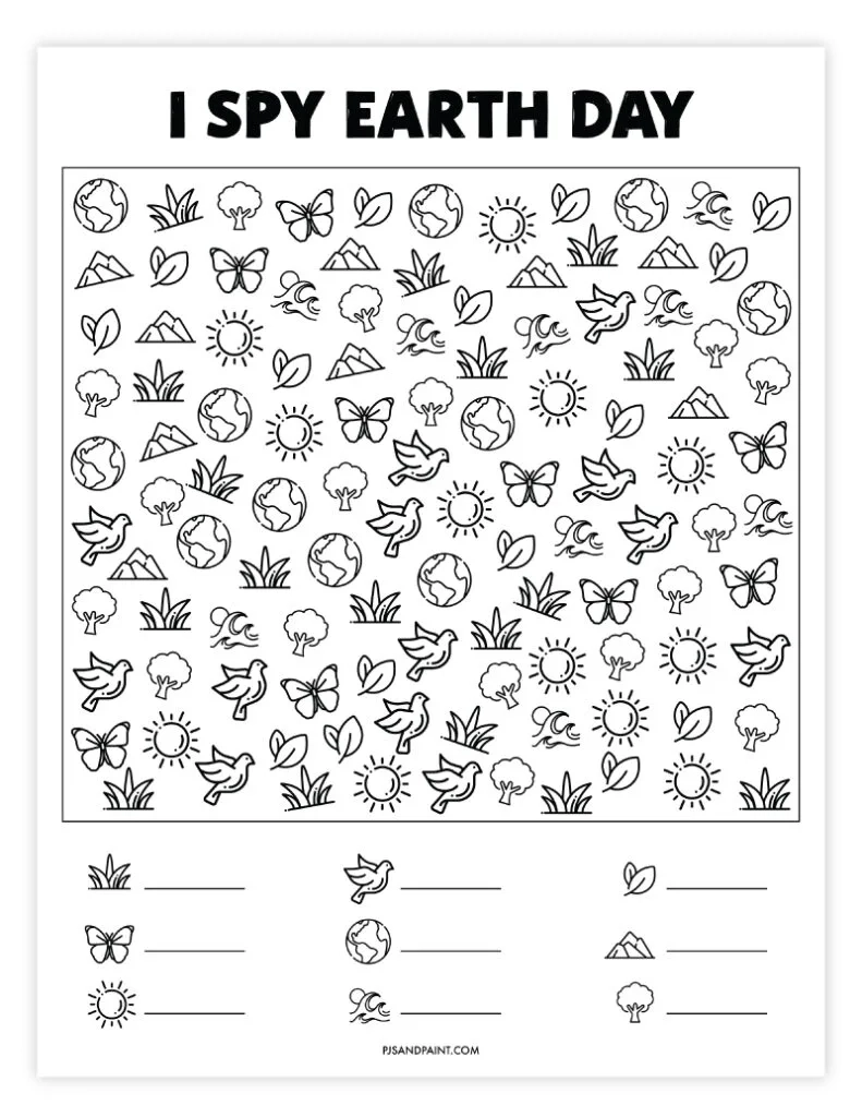 28 Free Printable I Spy Games Pjs And Paint