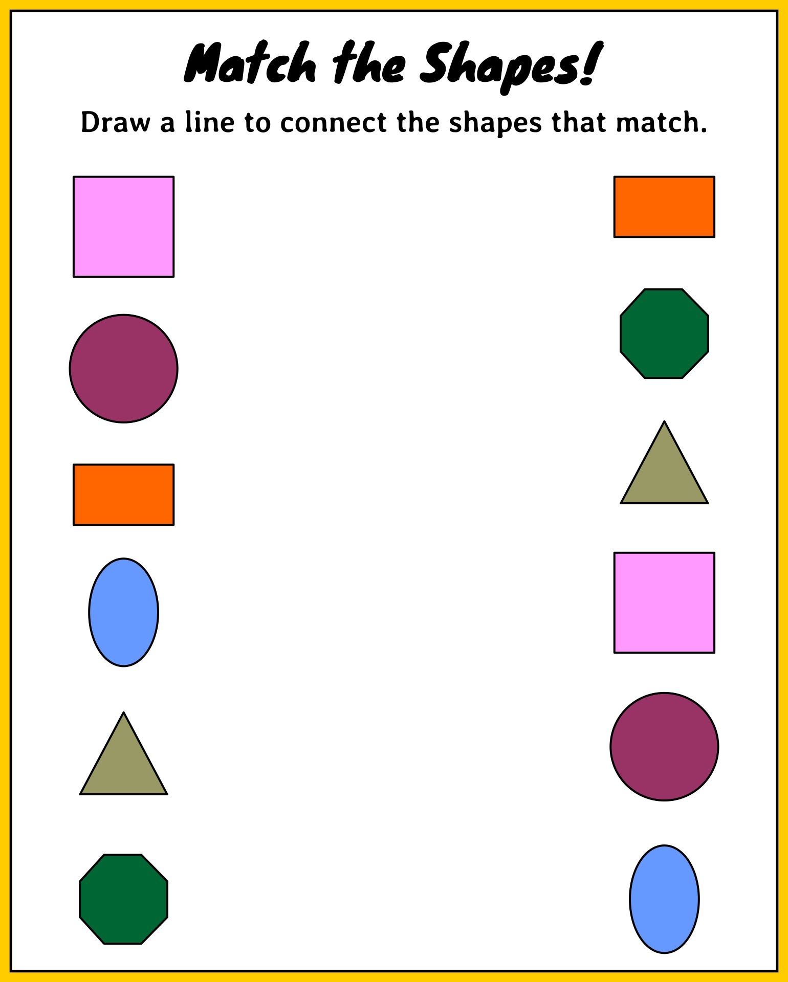 Worksheets For 3 Year Olds Free Printable