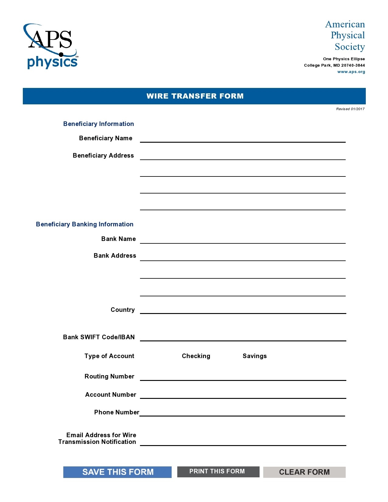 40 Wire Transfer Form Templates PDF Word Excel 