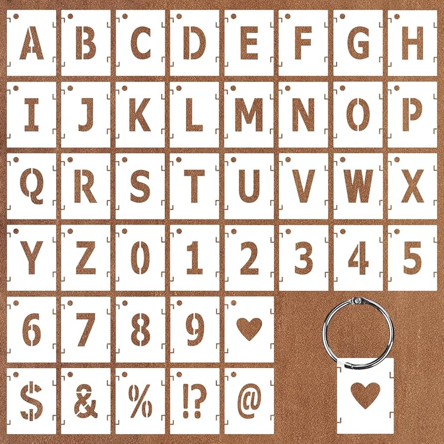 Stencil Letters And Numbers 2 Inch Printable
