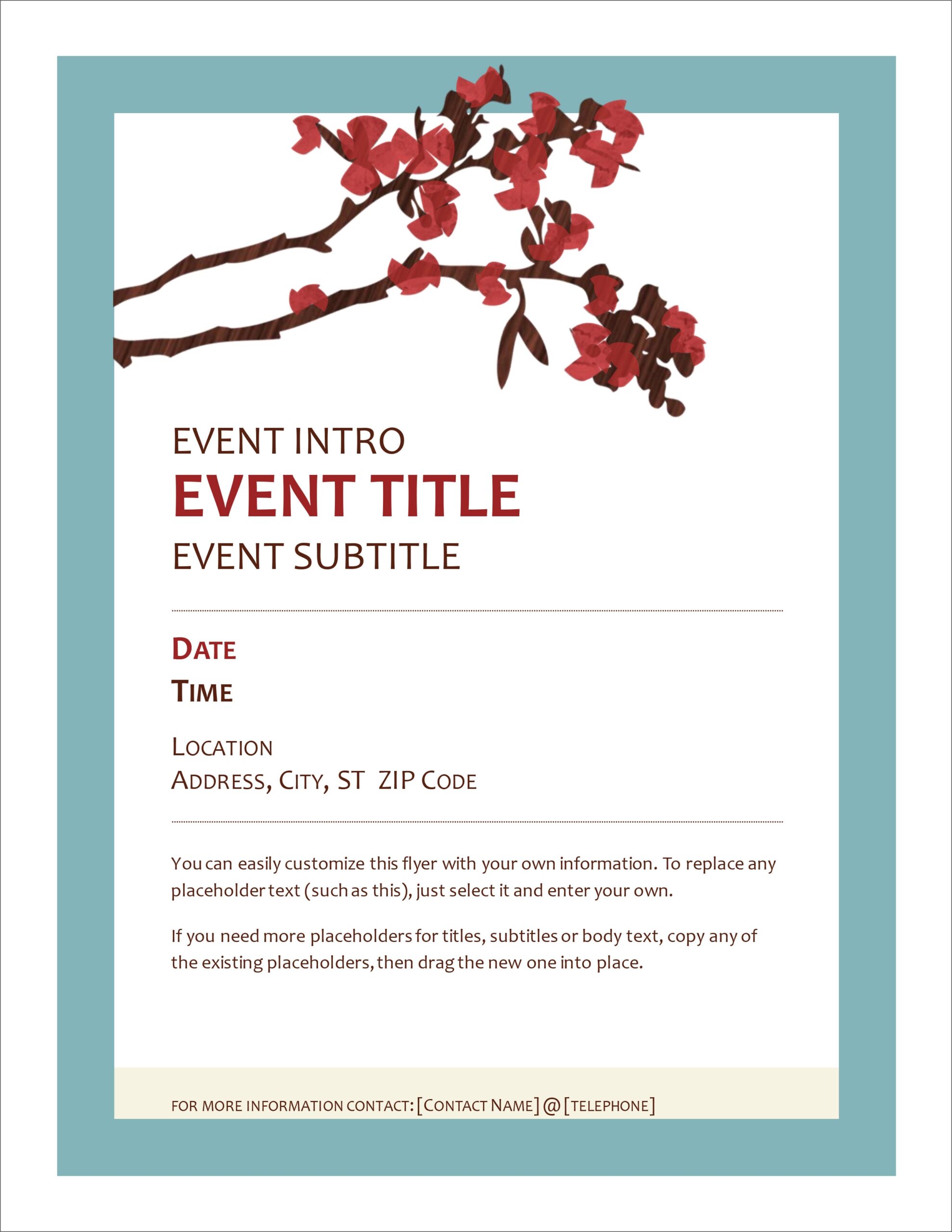 57 Free Poster And Flyer Templates Clean Simple And Minimalist