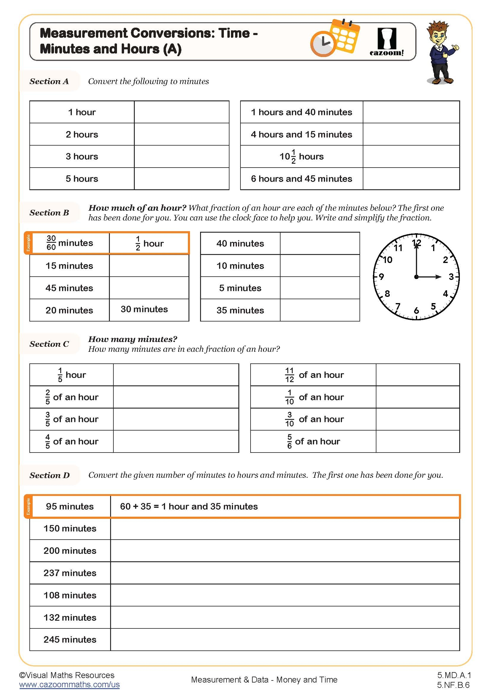 5th Grade Printable Worksheets With Answers