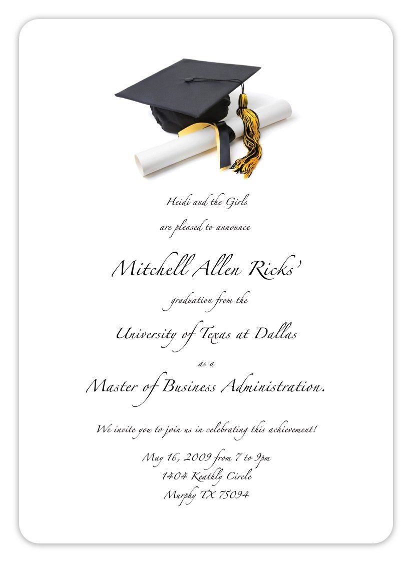 7 Graduation Ideas Graduation Invitations Graduation 