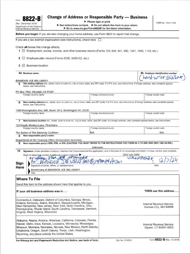 8822 B Example PDF