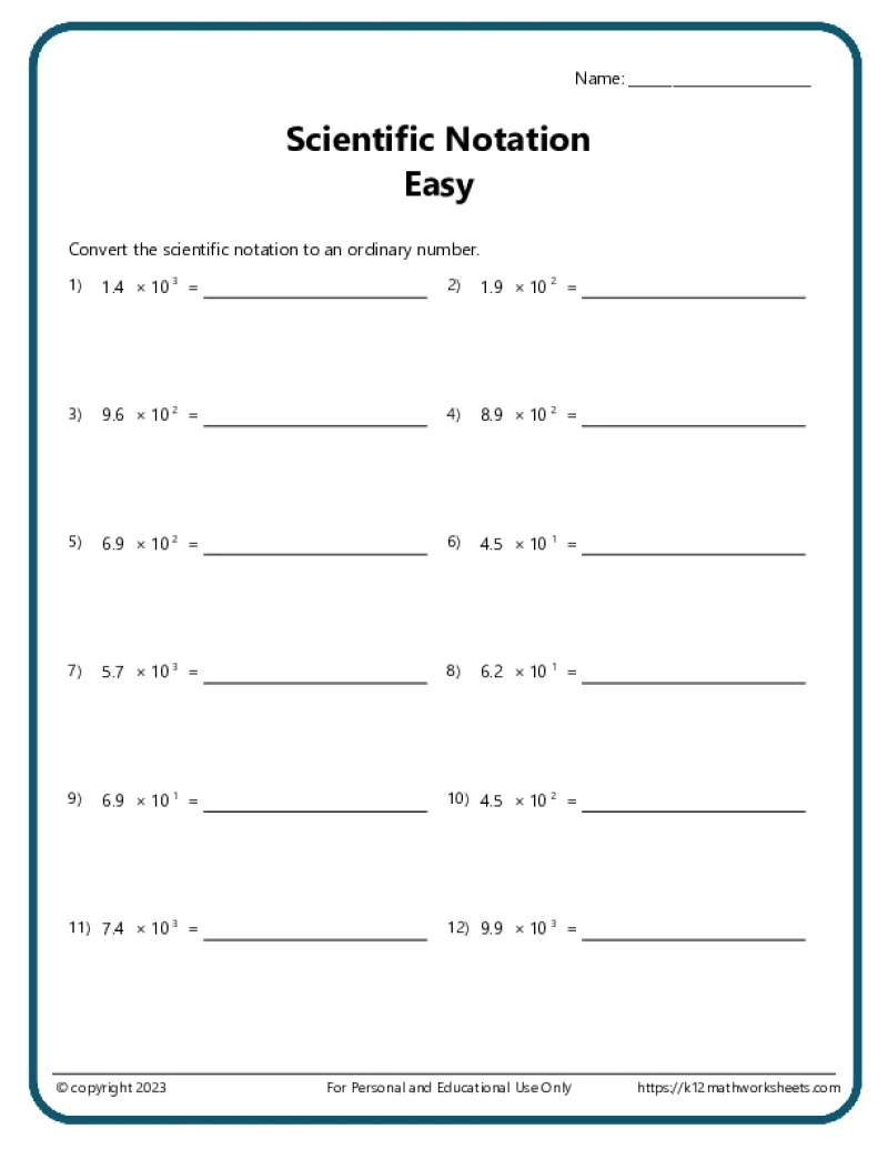 School Worksheets Printable K 12