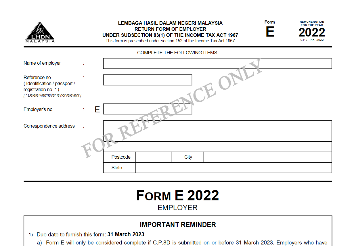 Form Ea In Malaysia