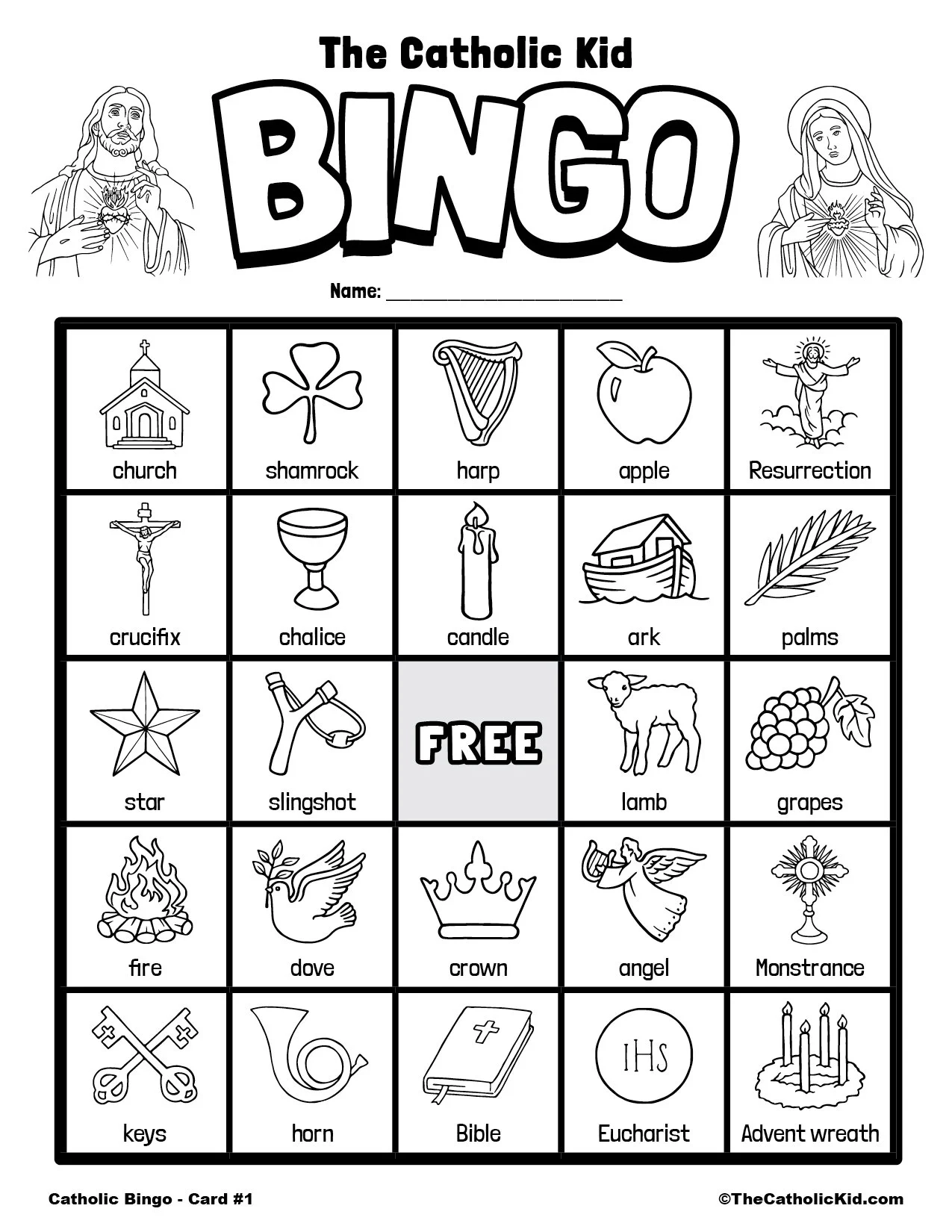 Free Printable Religious Worksheets For Kids