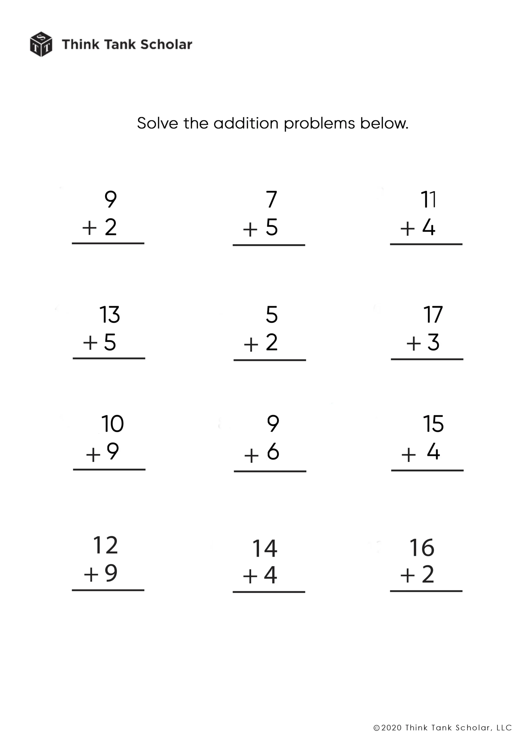 Printable Worksheets For Math