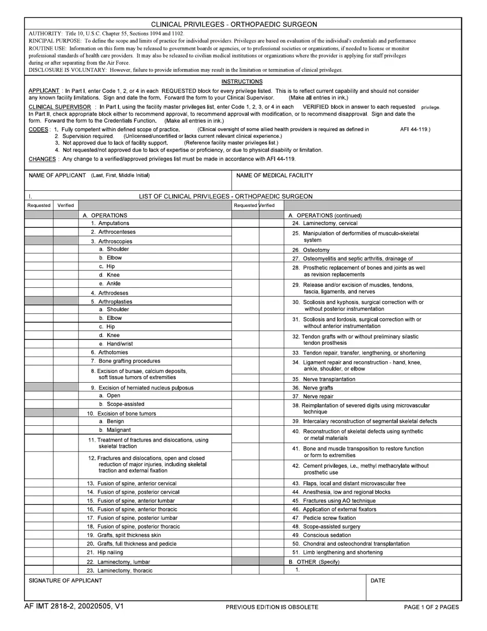 Printable Form 2818