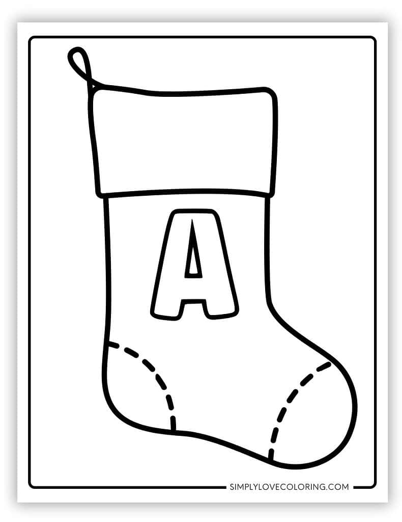 Printable Stocking Template