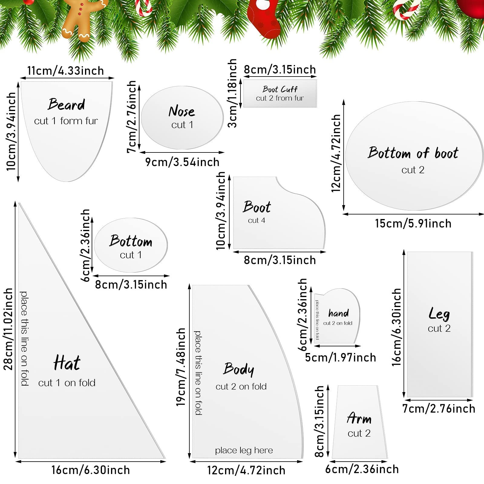 Pattern Printable Gnome Template