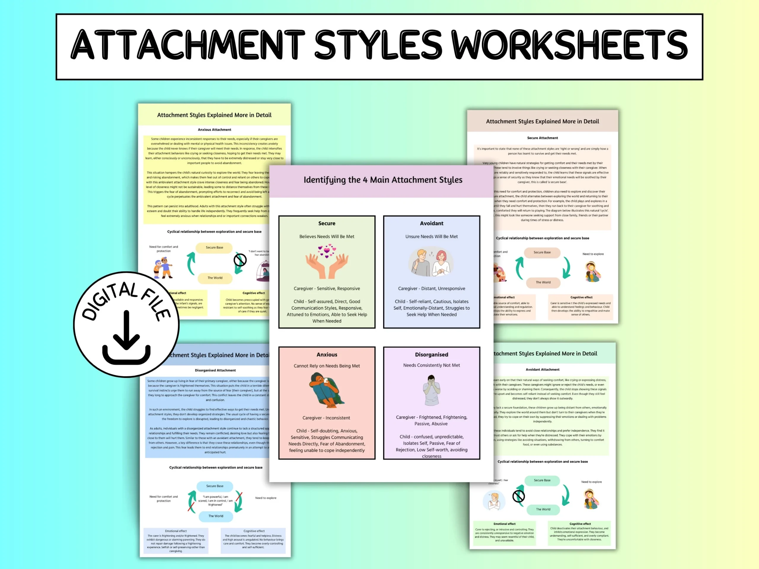Attachment Styles PDF Attachment Theory IFS Attachment 