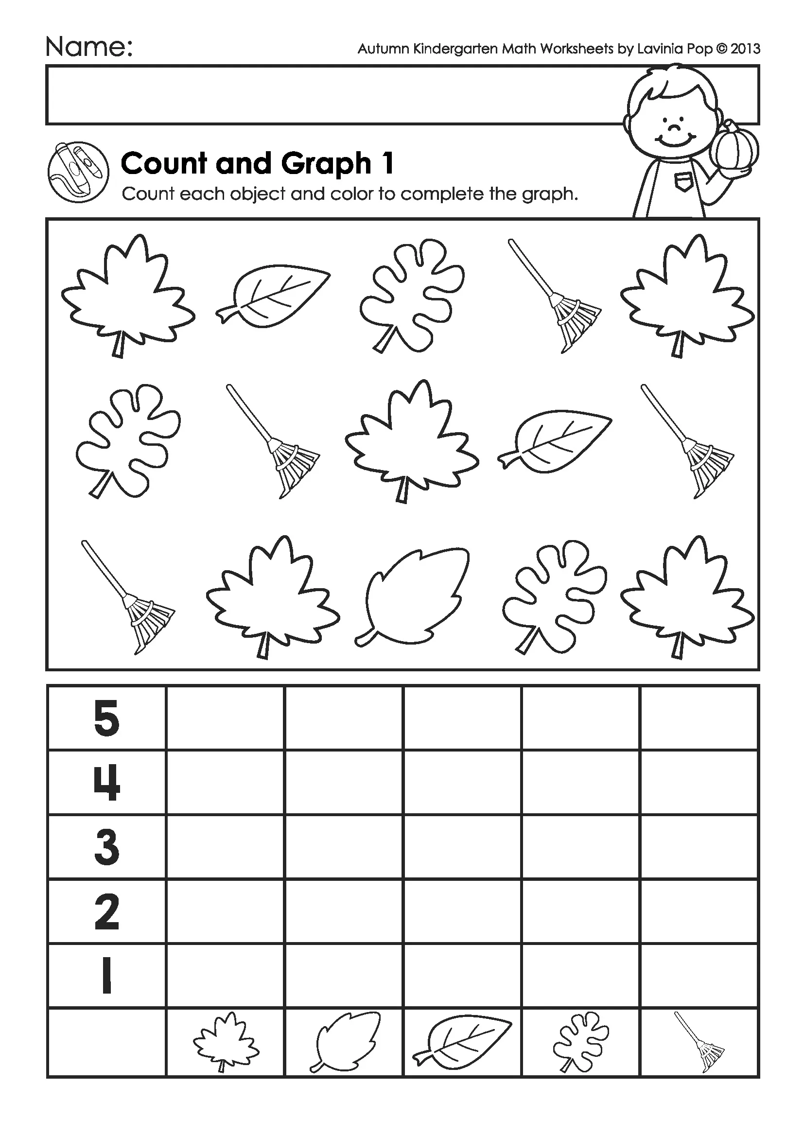 Printable Fall Math Worksheets