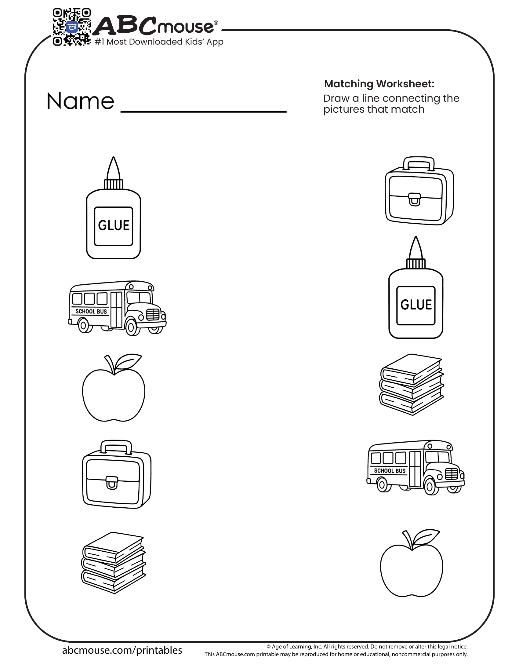 Worksheets For 5 Year Olds Free Printable