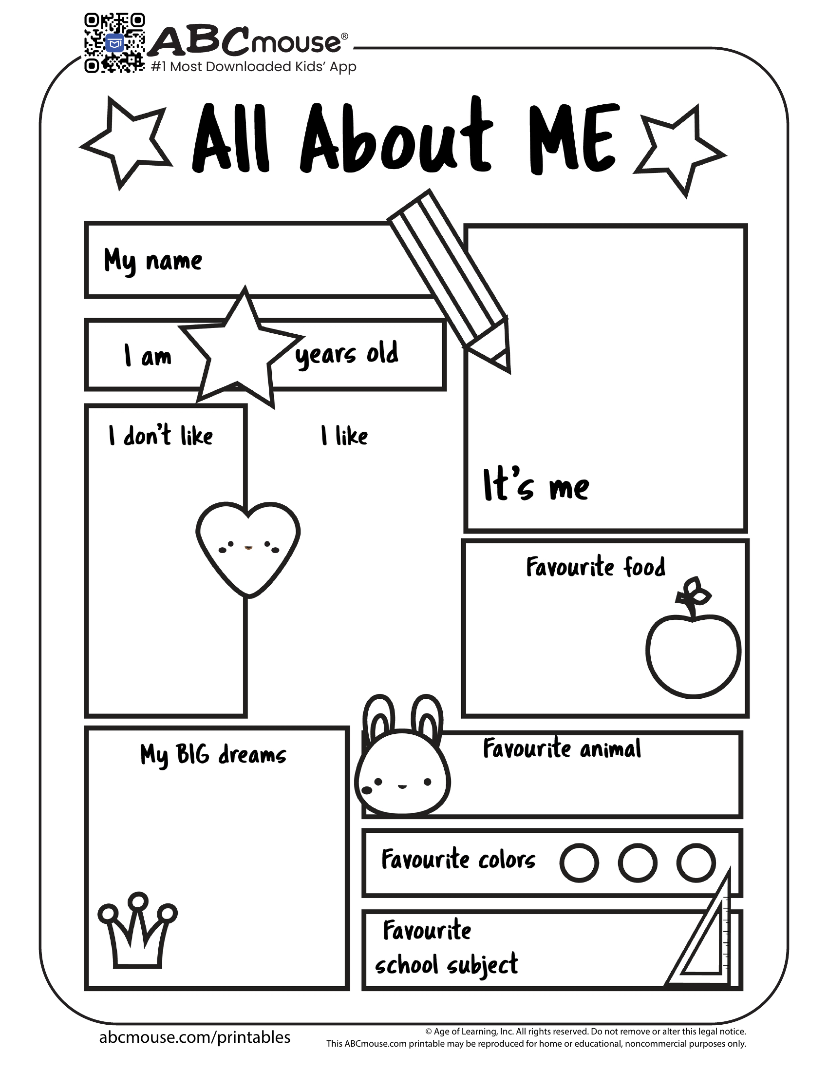 Free Pk Worksheet Printables