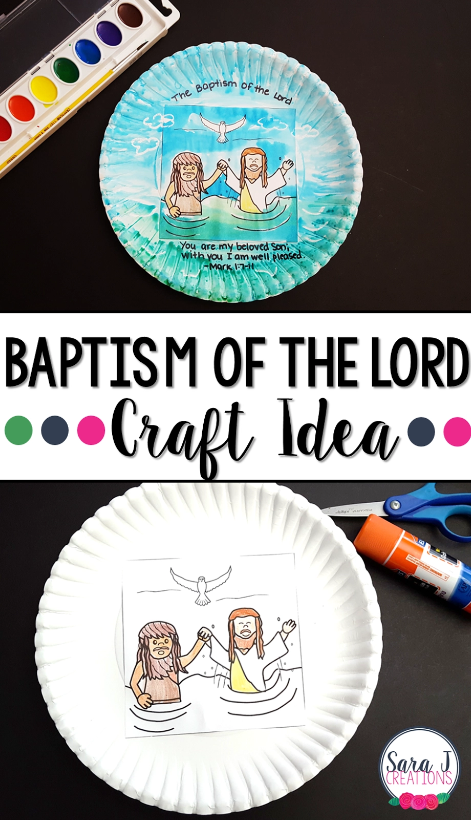 Baptism Of The Lord Craft Idea Sara J Creations