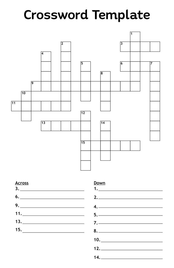 2025 Free Printable Crossword Puzzles
