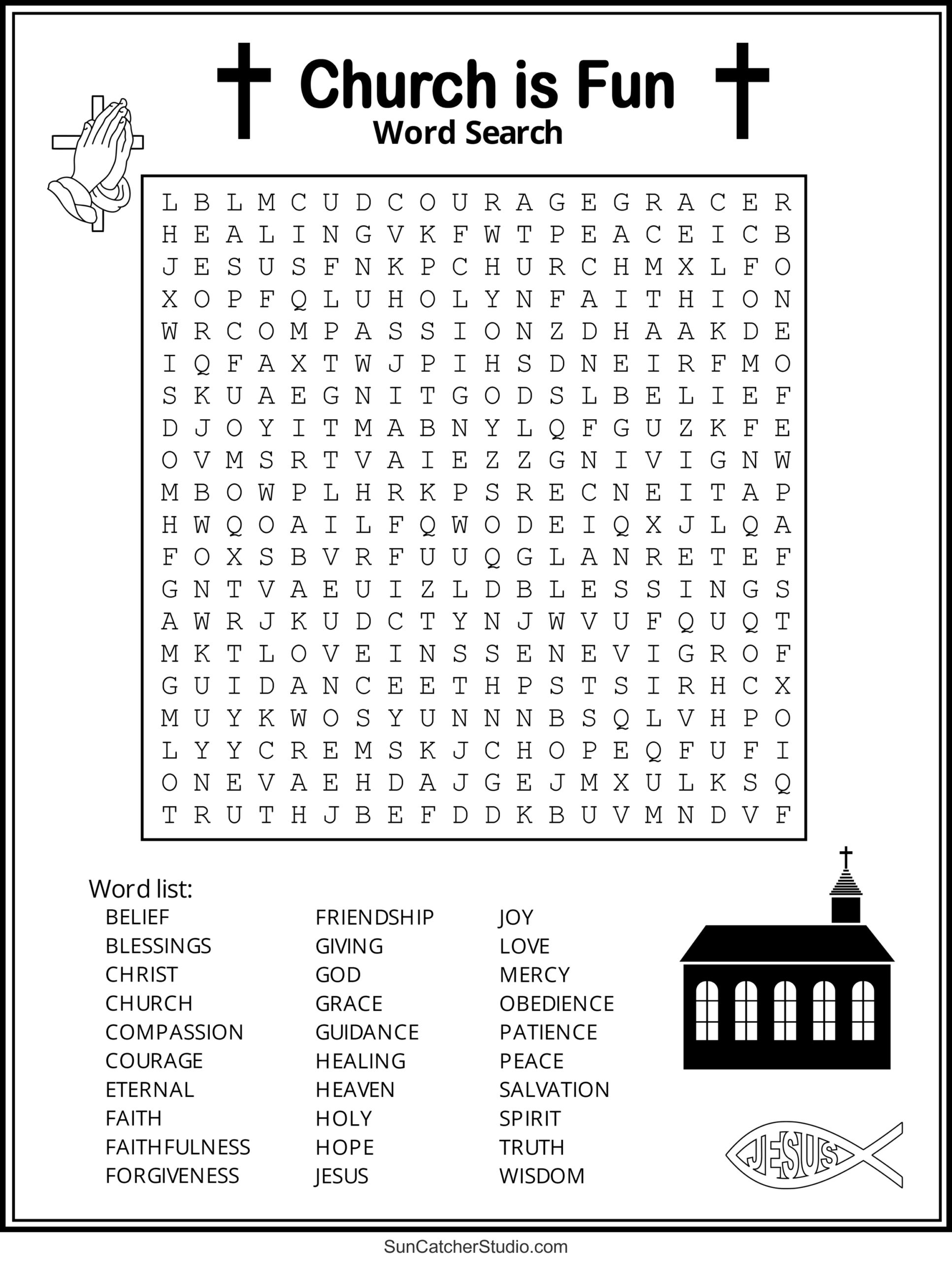 Christian Puzzles Free Printable