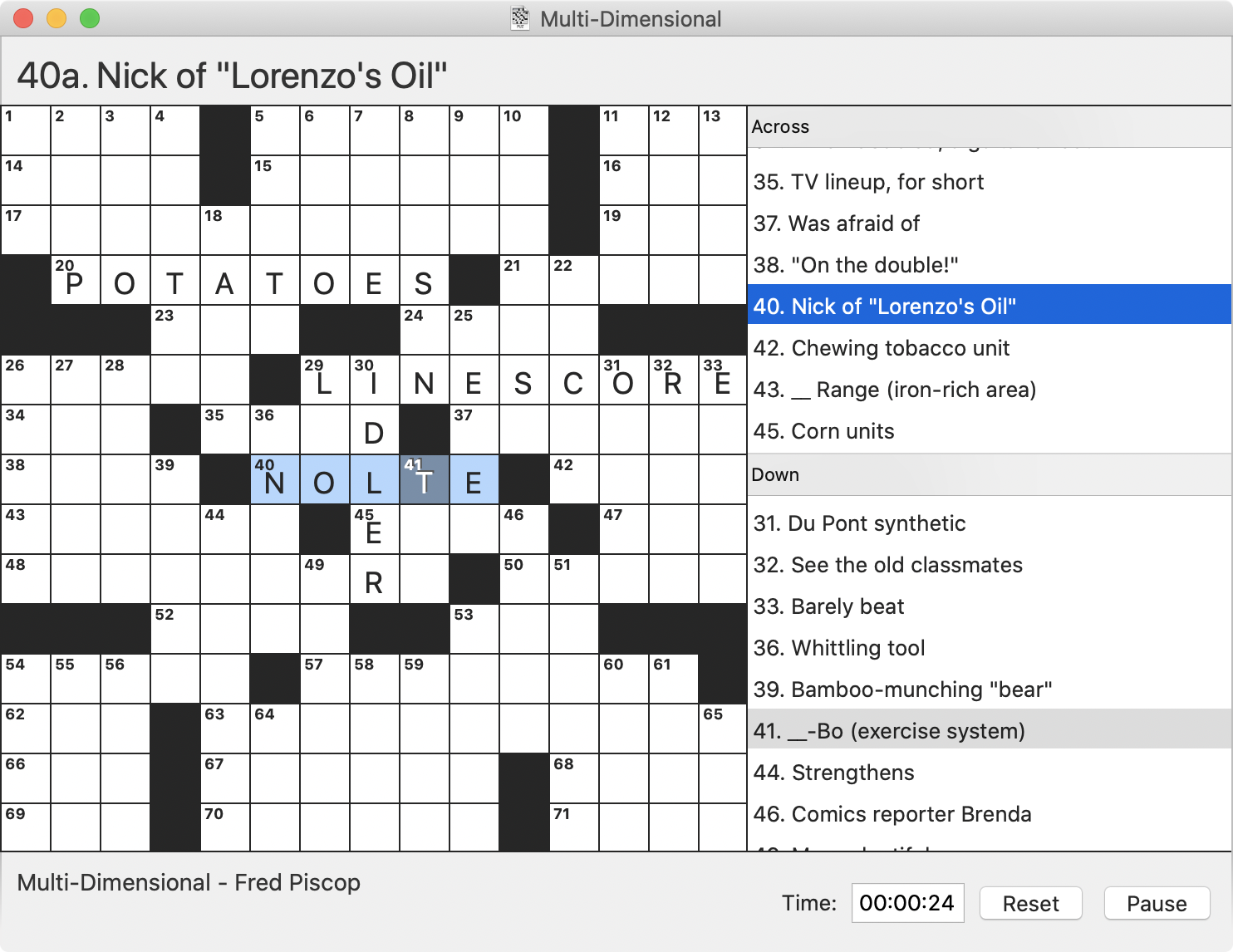 Printable Crossword Puzzles Ink