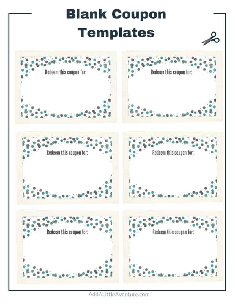 Downloadable Free Printable Coupon Template