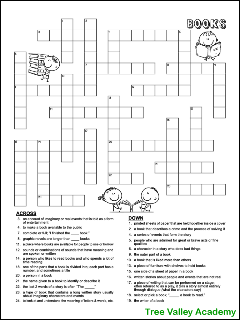 Printable Entertainment Crossword Puzzles