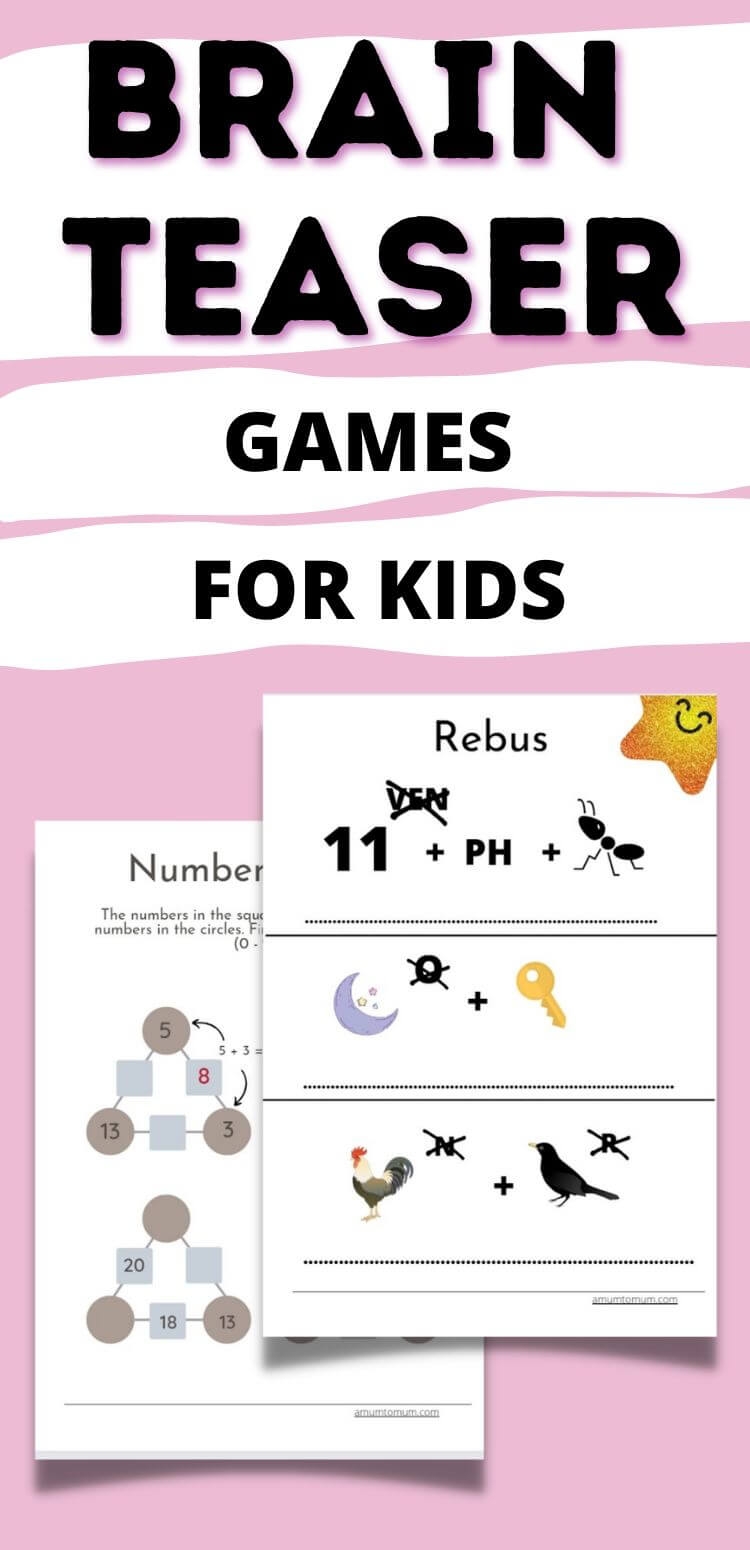 Brain Teasers For Kids The Benefits And FREE Printable Activities