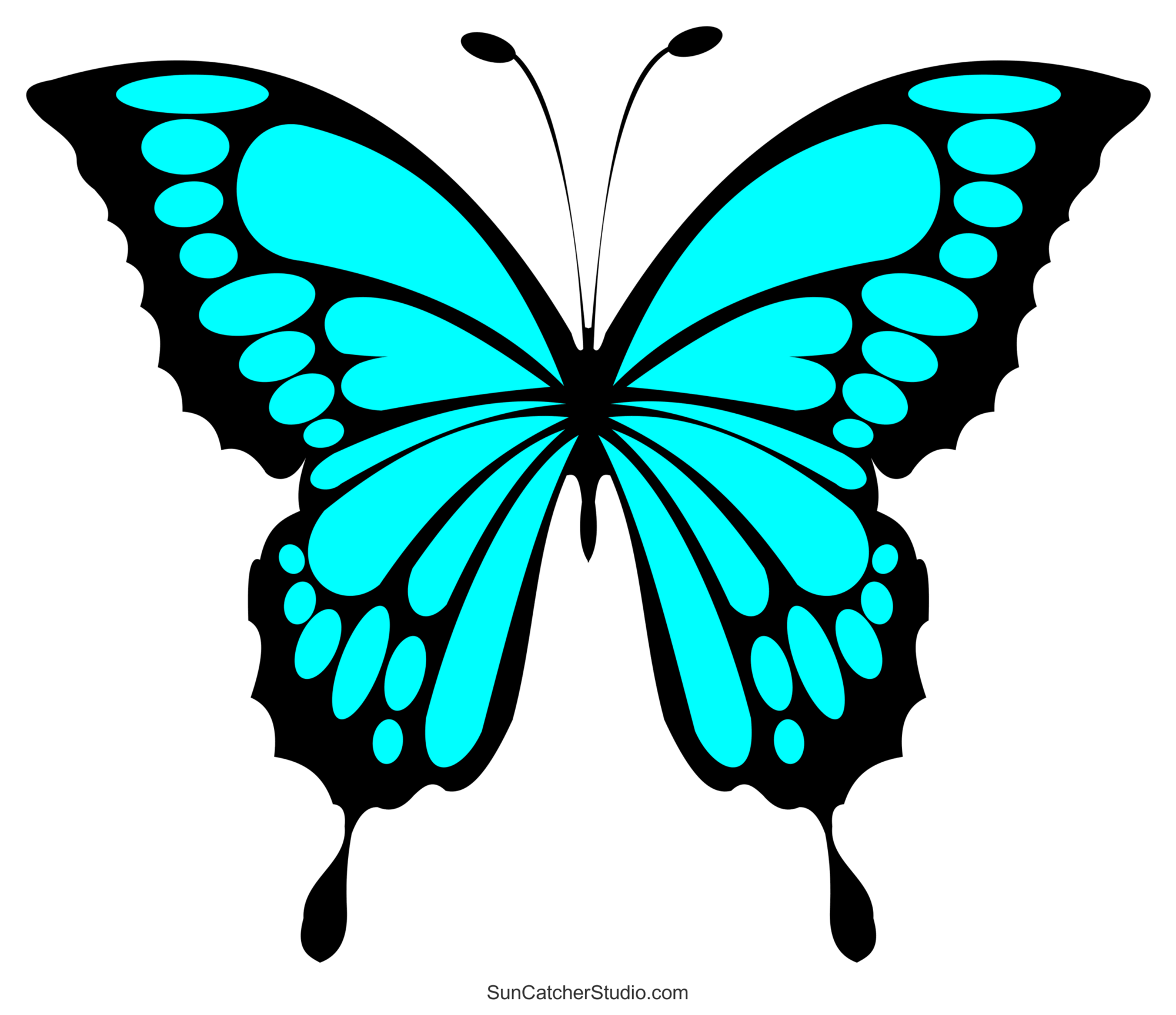 Butterfly SVG Files Printable Templates Patterns amp Clipart 