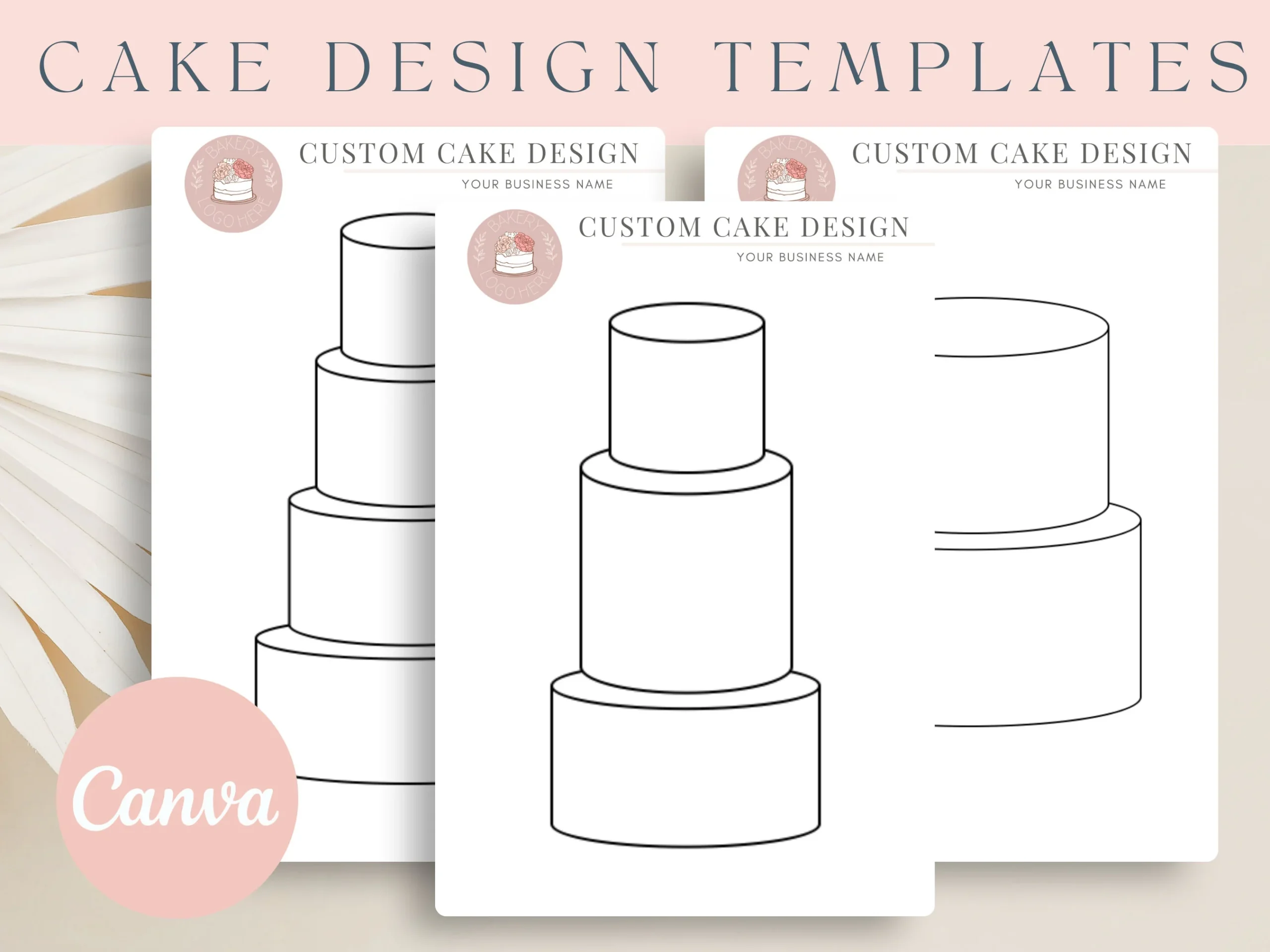 Cake Design Templates Consultation Cake Sketch Templates Canva 