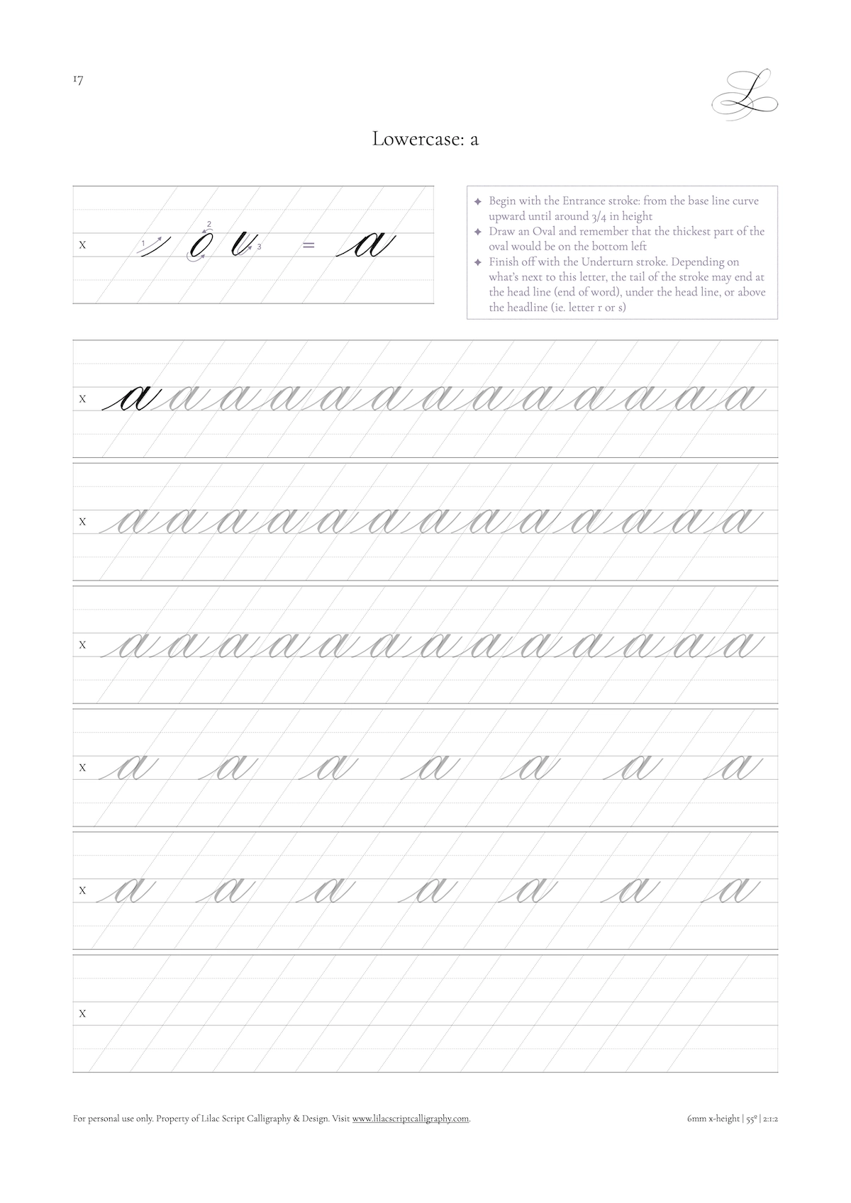 Calligraphy Sheets Printable Free
