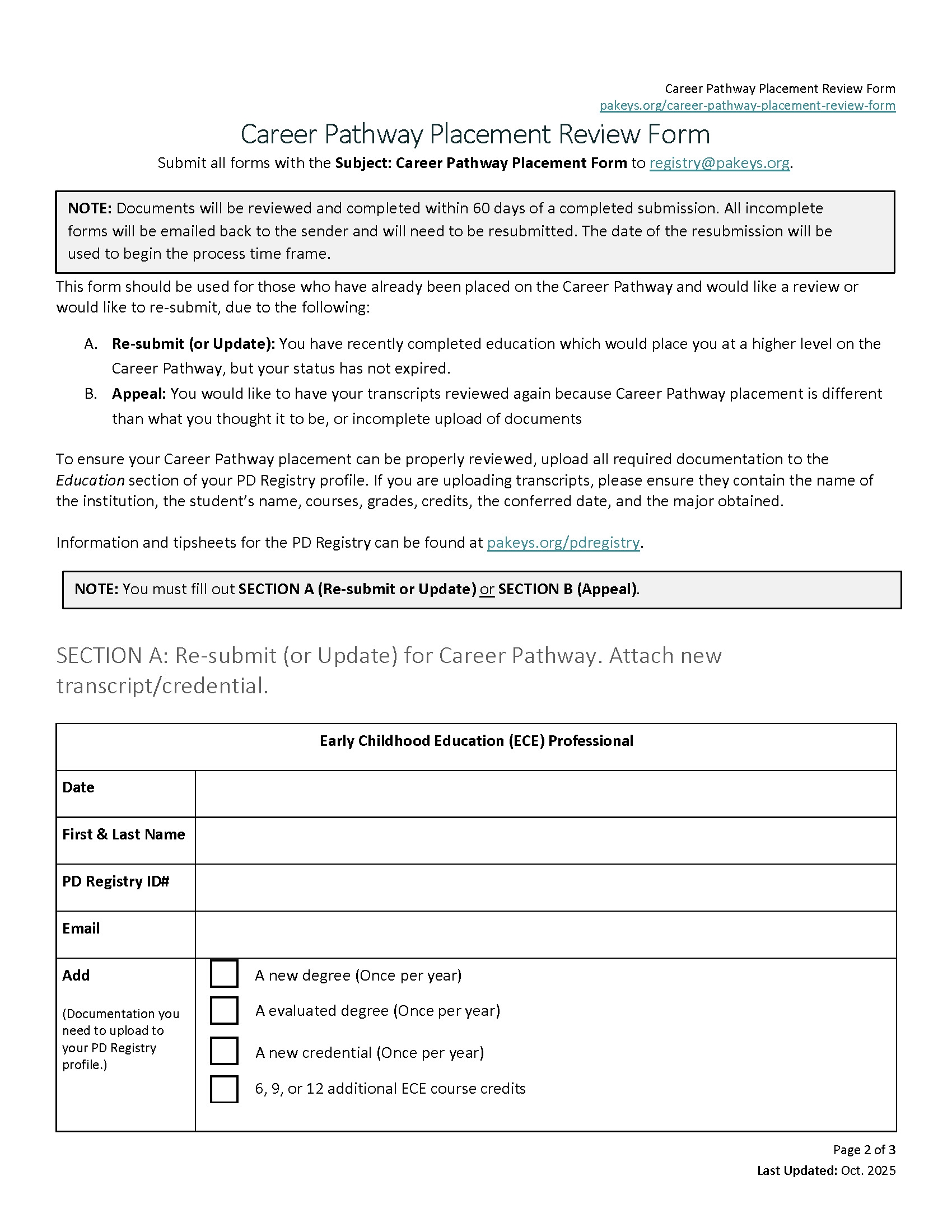 Form 6 Placement 2025