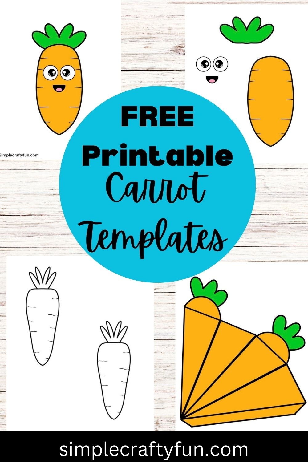 Free Printable Carrot Template