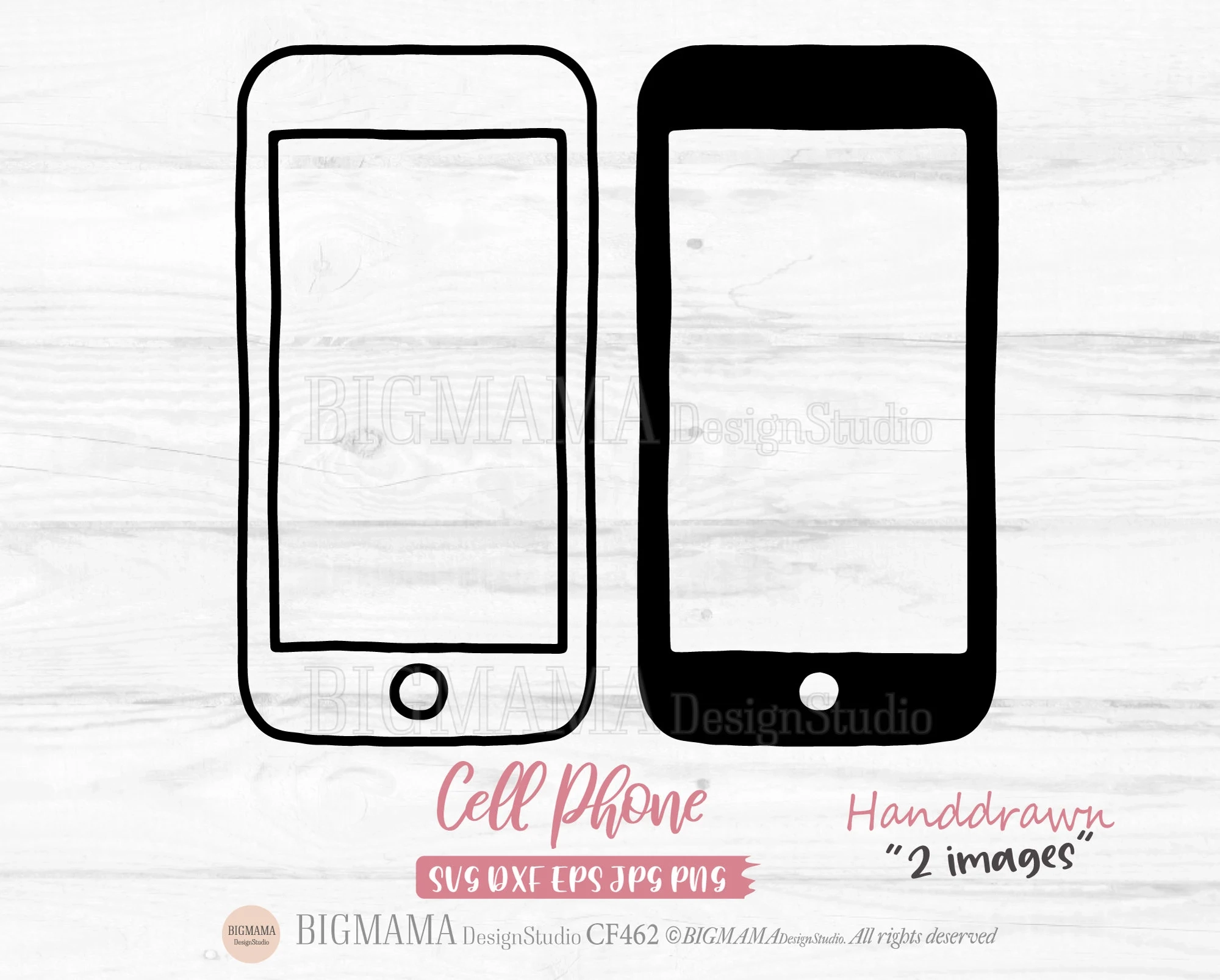 Printable Cell Phone Template