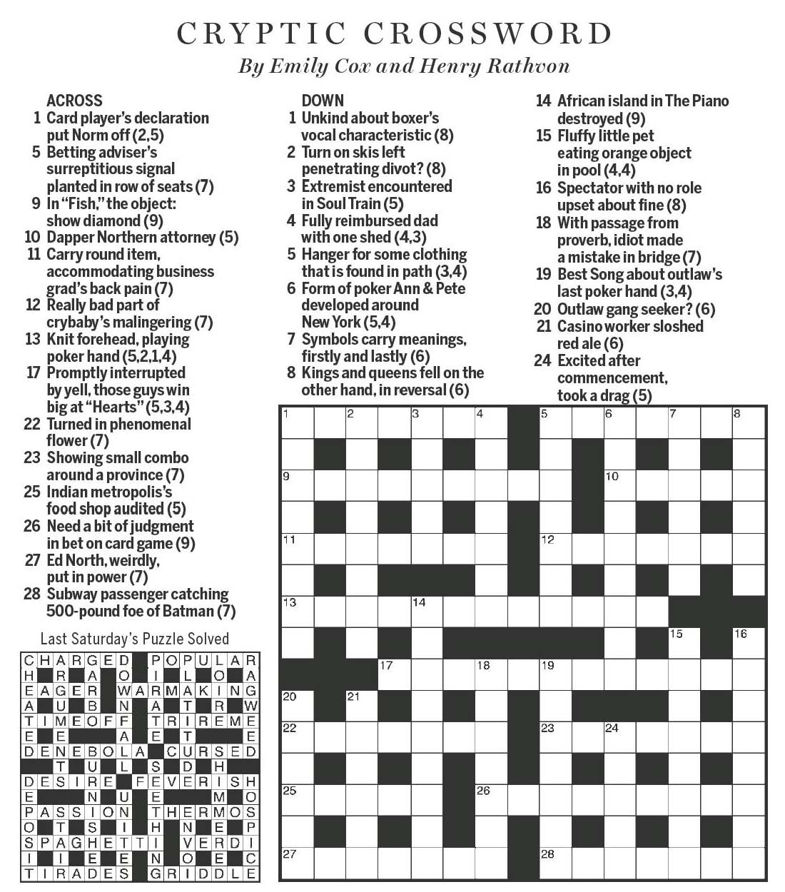 Thomas Joseph Crossword Puzzles Printable