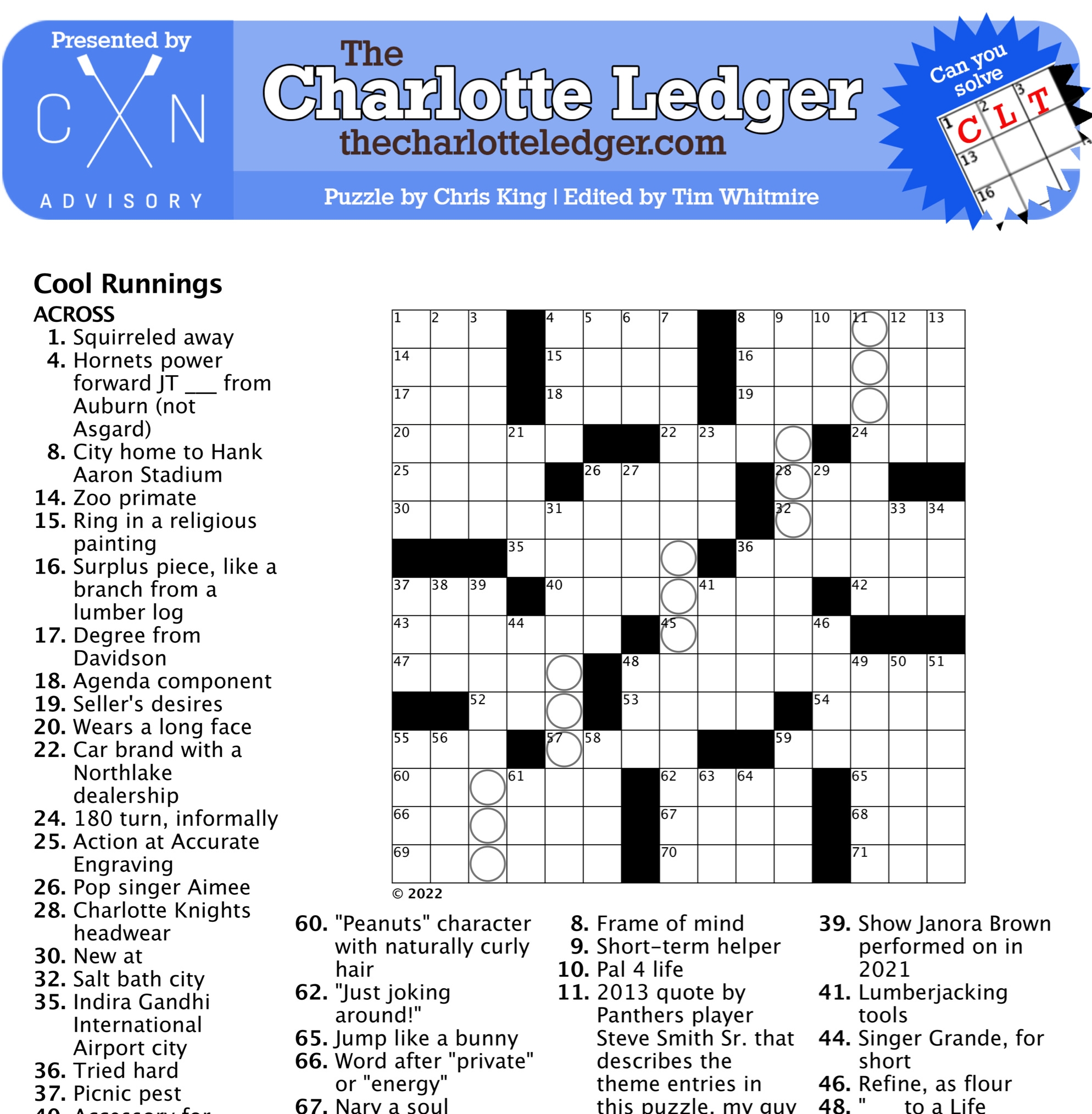 Crossword Puzzles Daily Free Printable Pdf