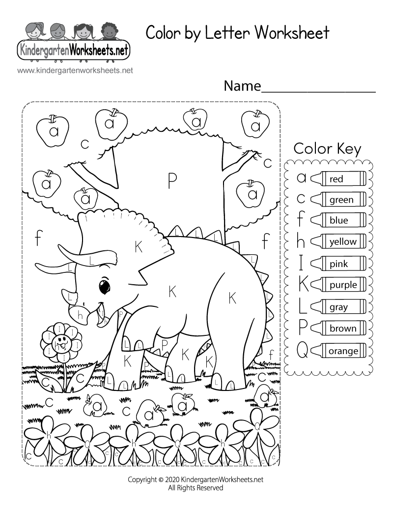 Color By Letter Worksheet Free Printable Digital amp PDF