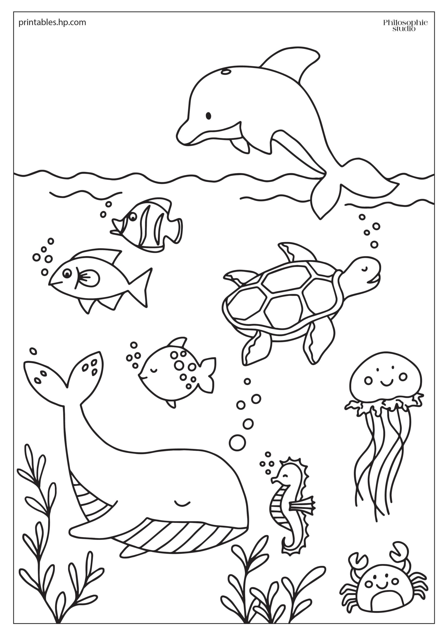 Free Printable Under The Sea Worksheets