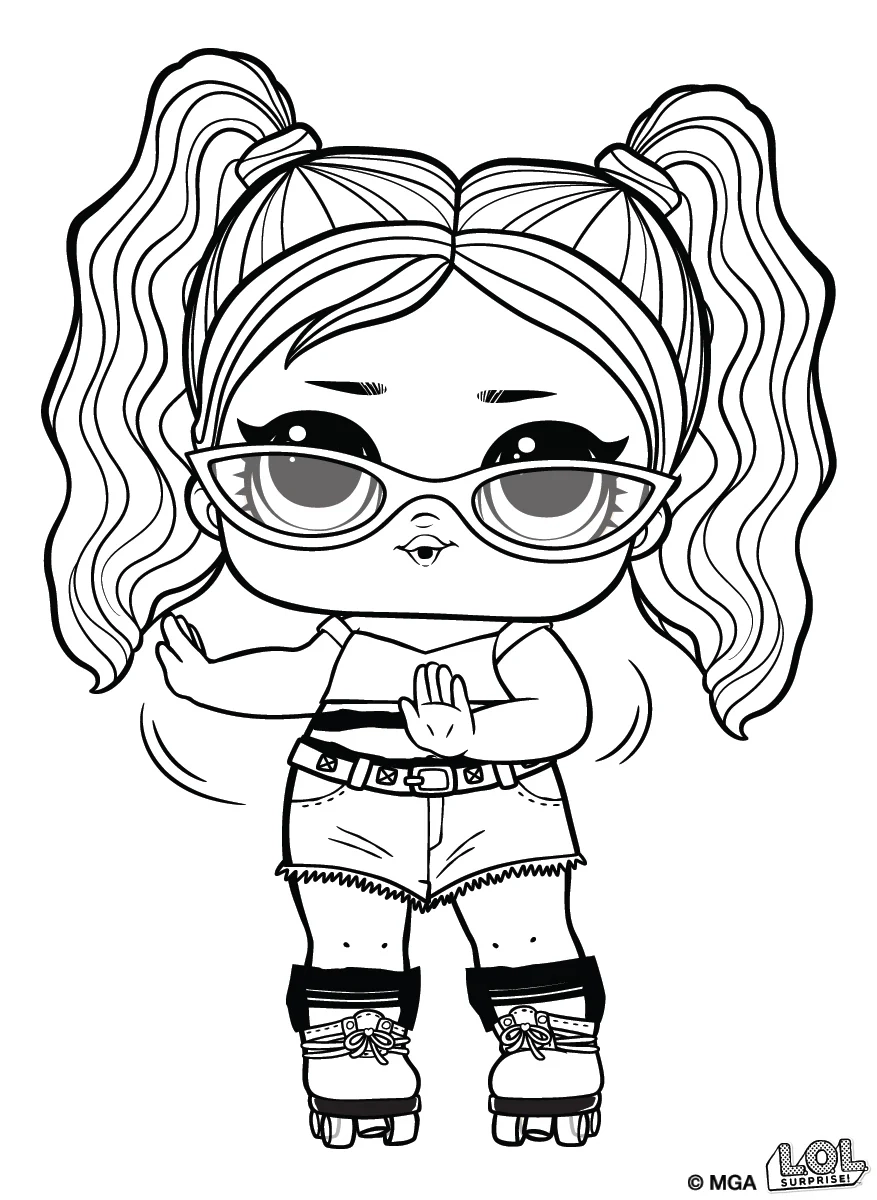 Lol Dolls Printable Coloring Sheets