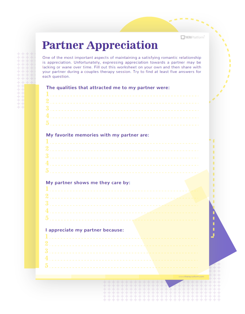 Couple Communication Exercises Printable