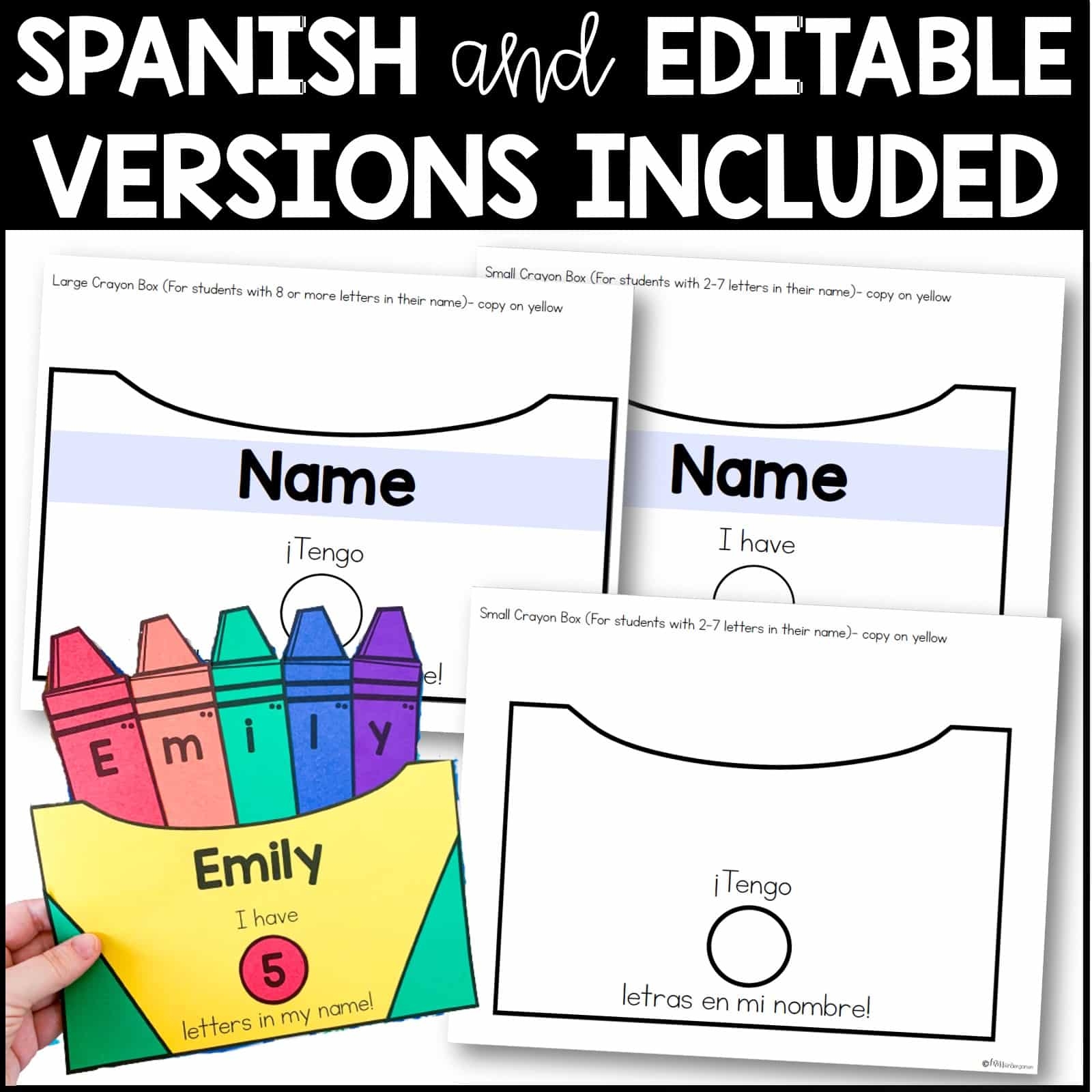 Free Printable Crayon Box Template