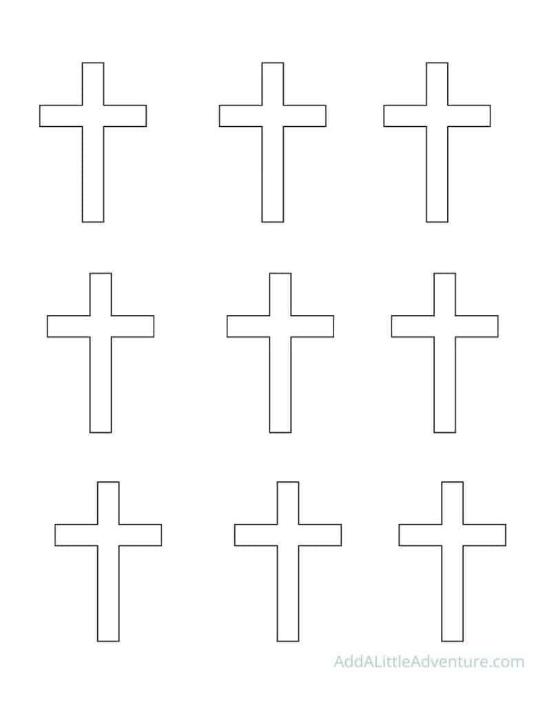 Cross Template Printable