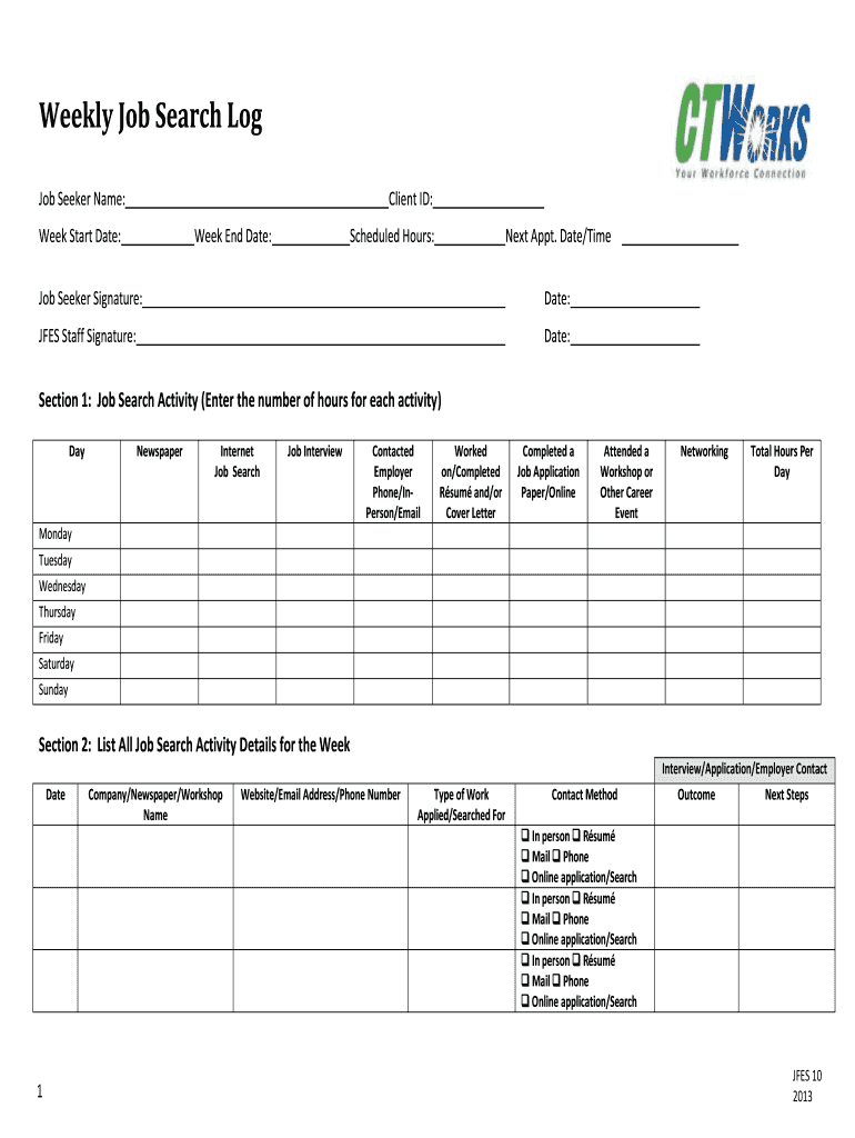 CT JFES 10 Form Fill Online Printable Fillable Blank PdfFiller
