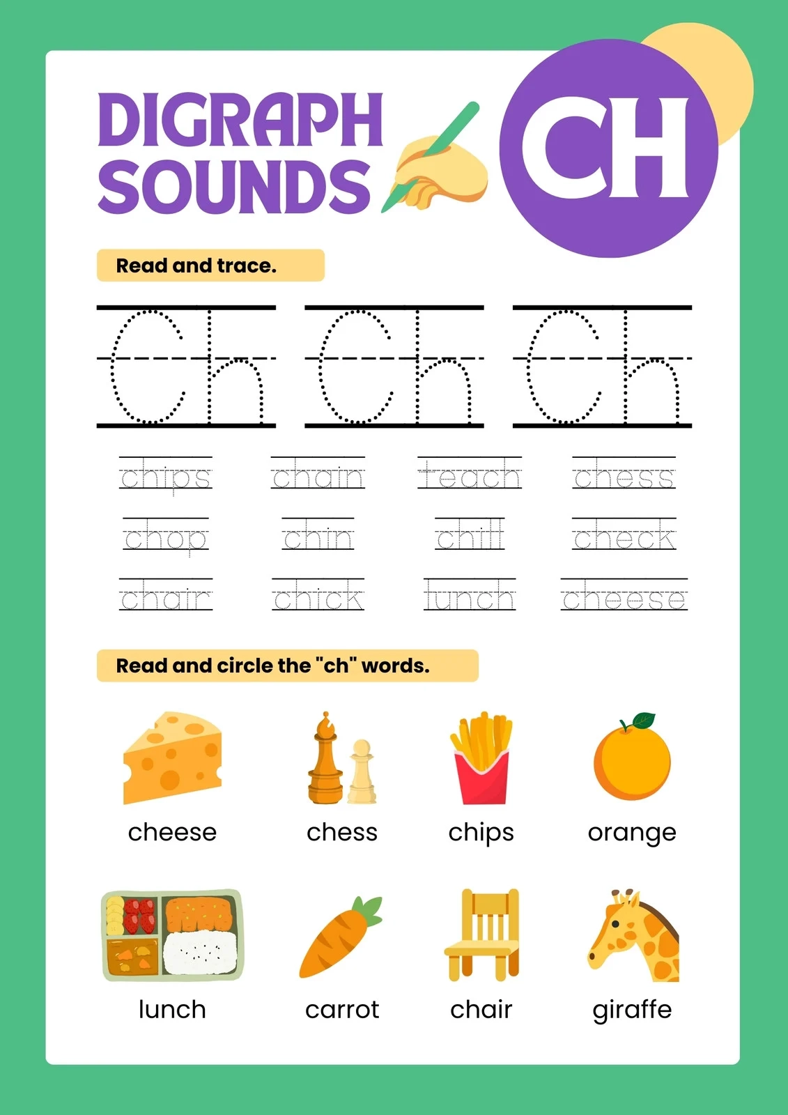 Phonics Printable Worksheets
