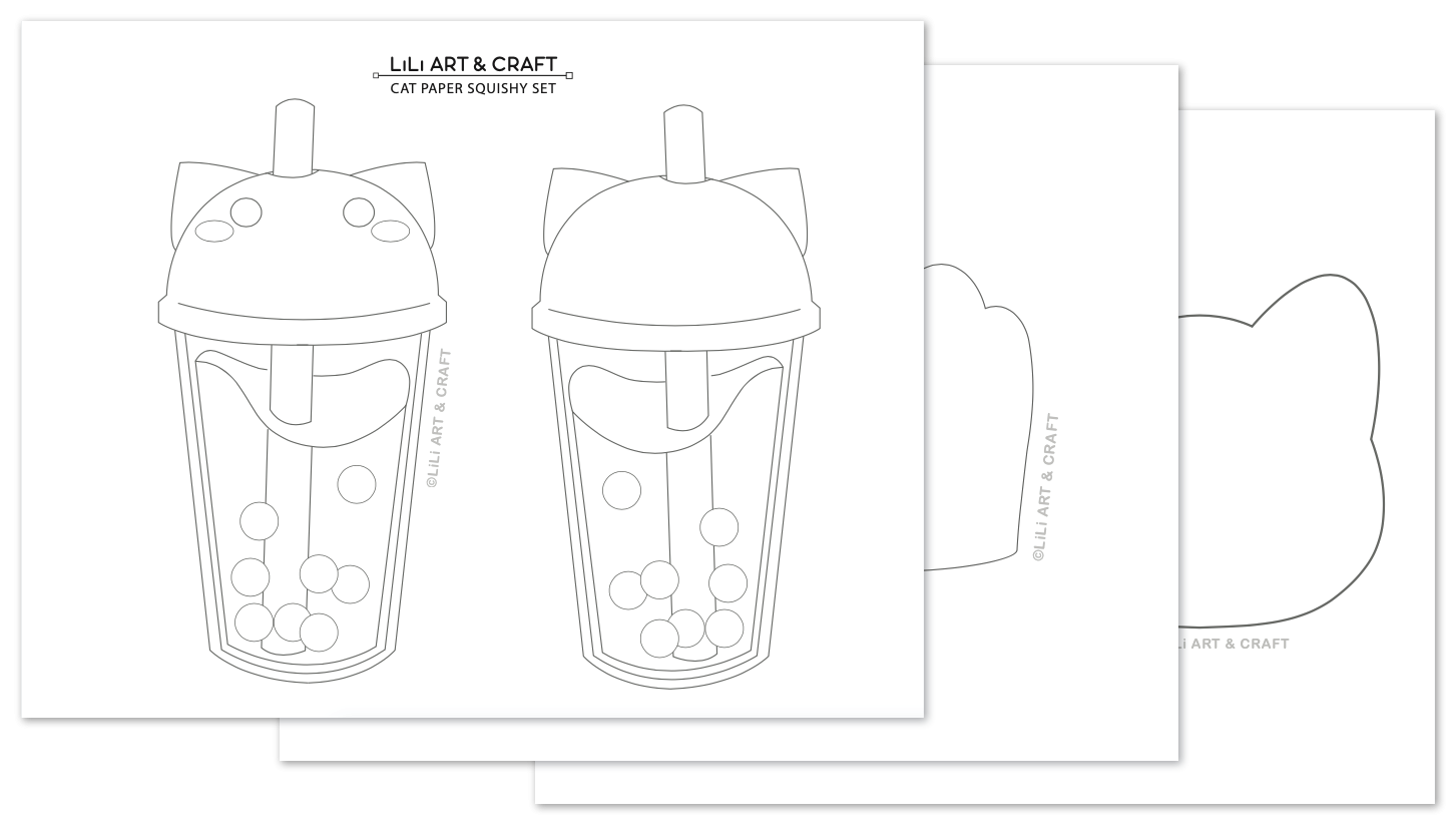 Printable Paper Squishy Template