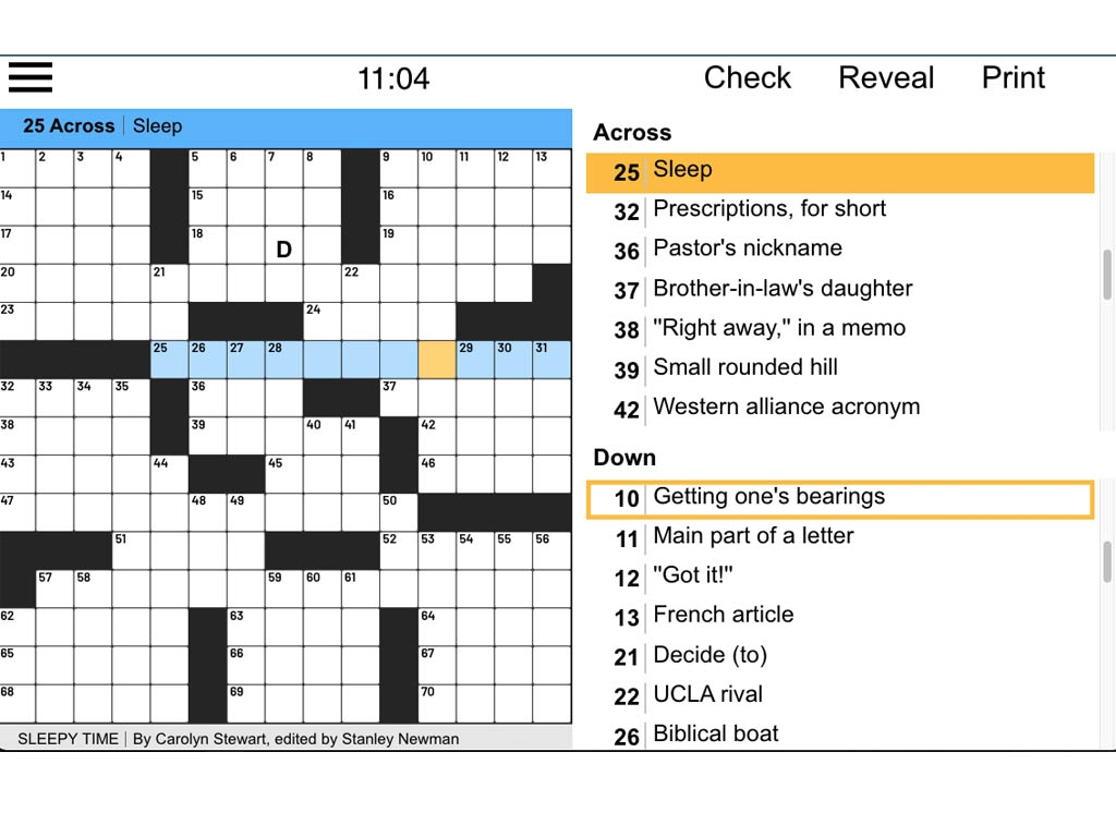Printable Medium Crossword Puzzles