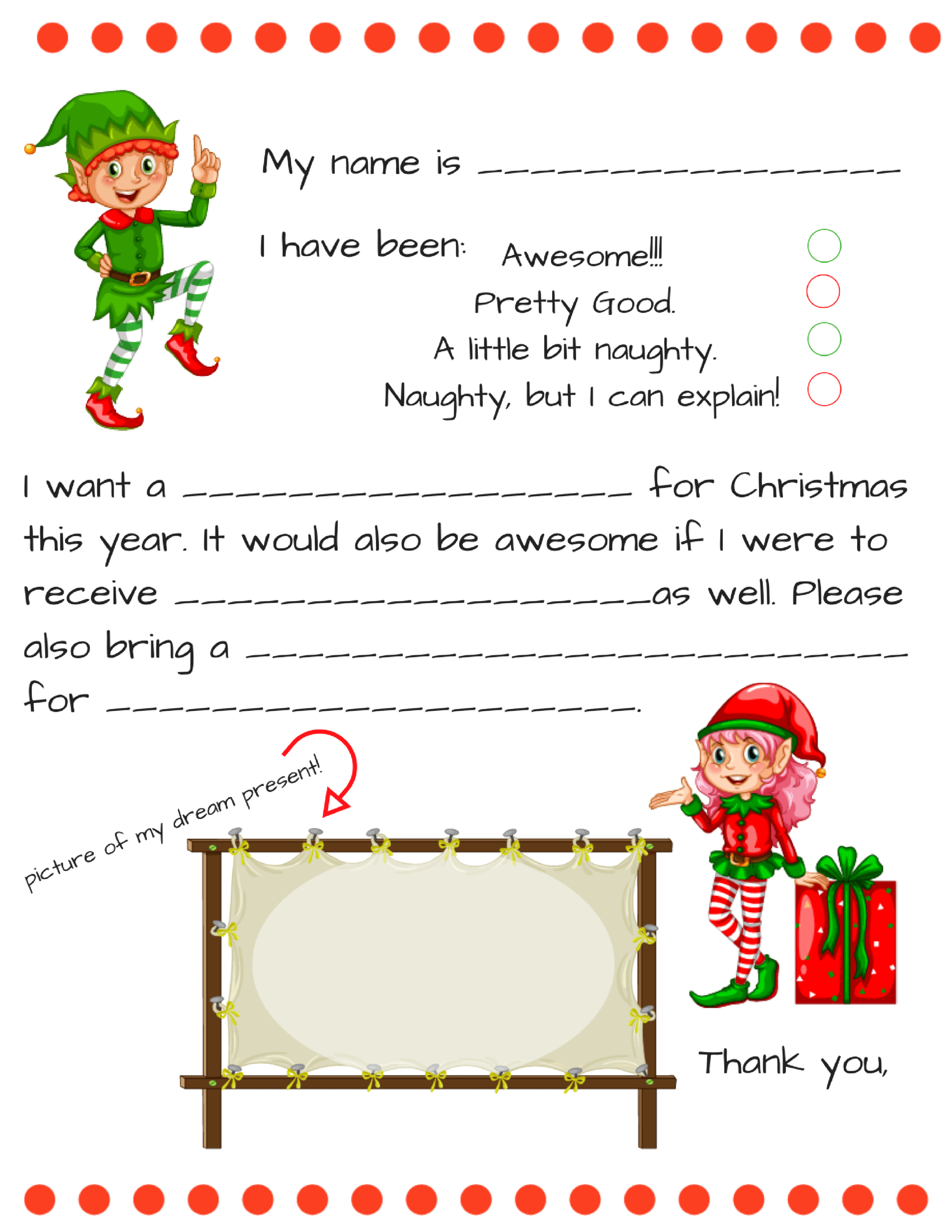 Free Santa Templates Printable
