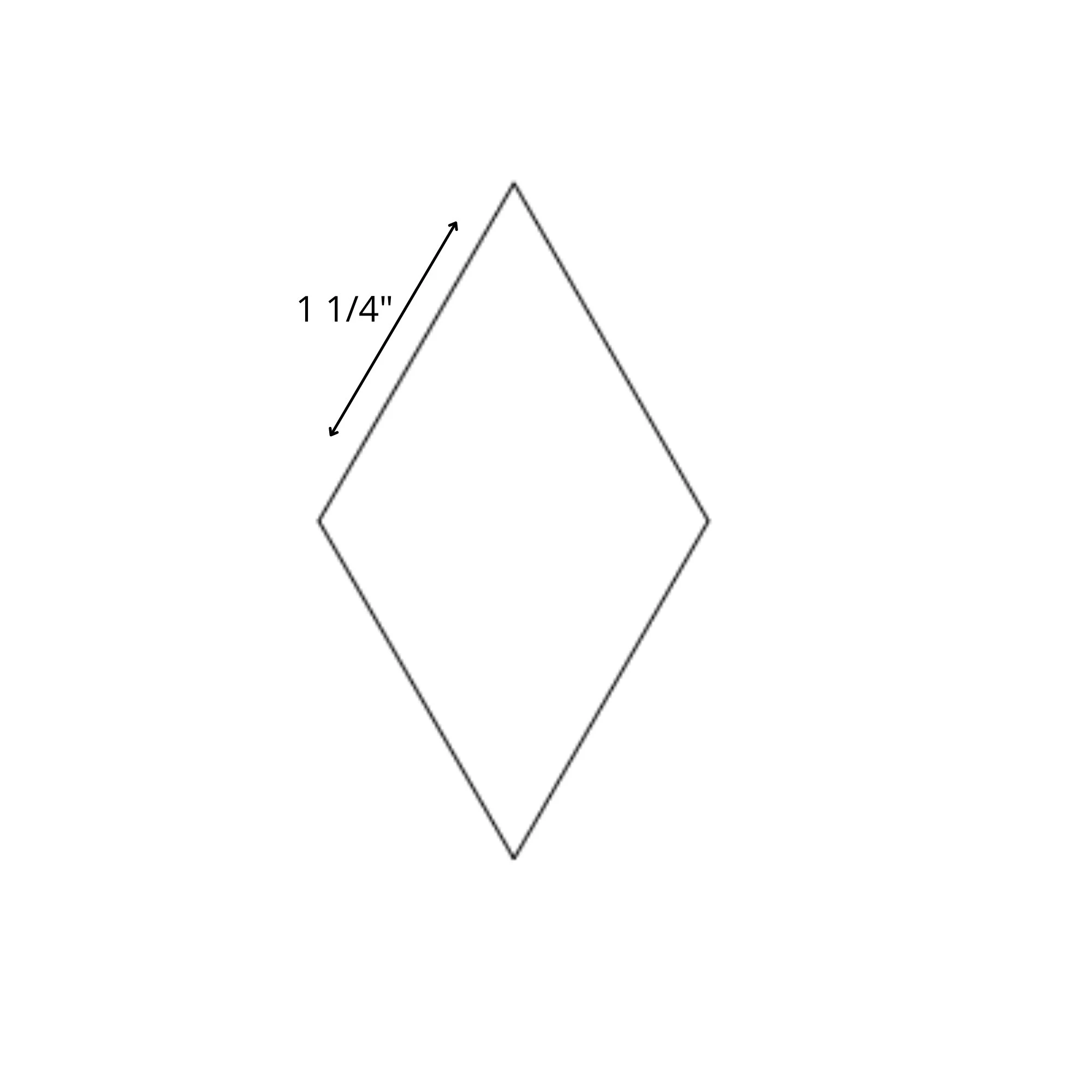 Diamond Template Printable