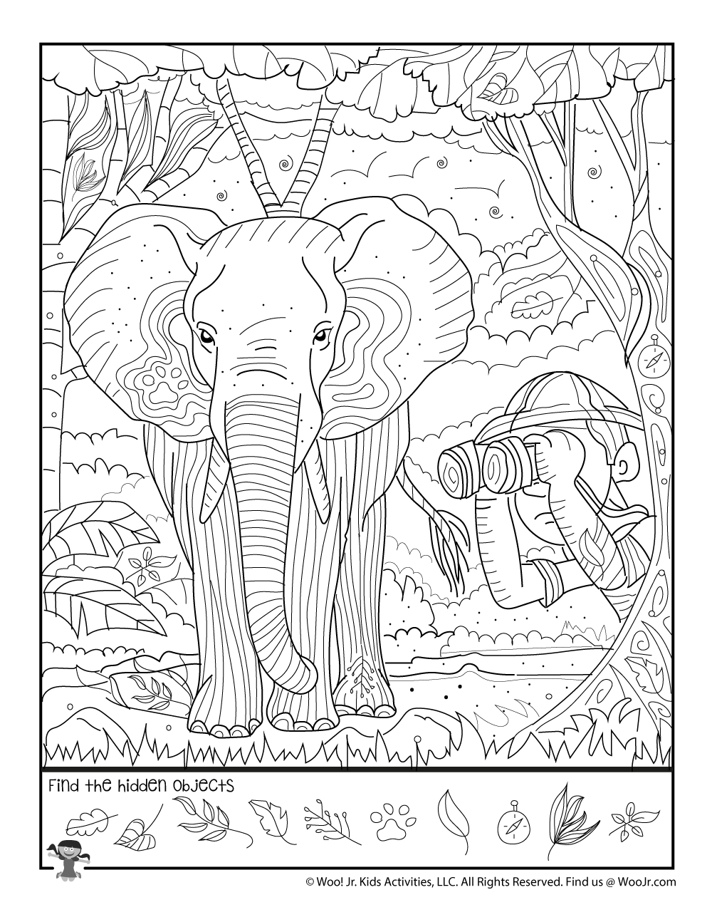 Difficult Hidden Picture Puzzles For Kids World Travel Woo Jr 