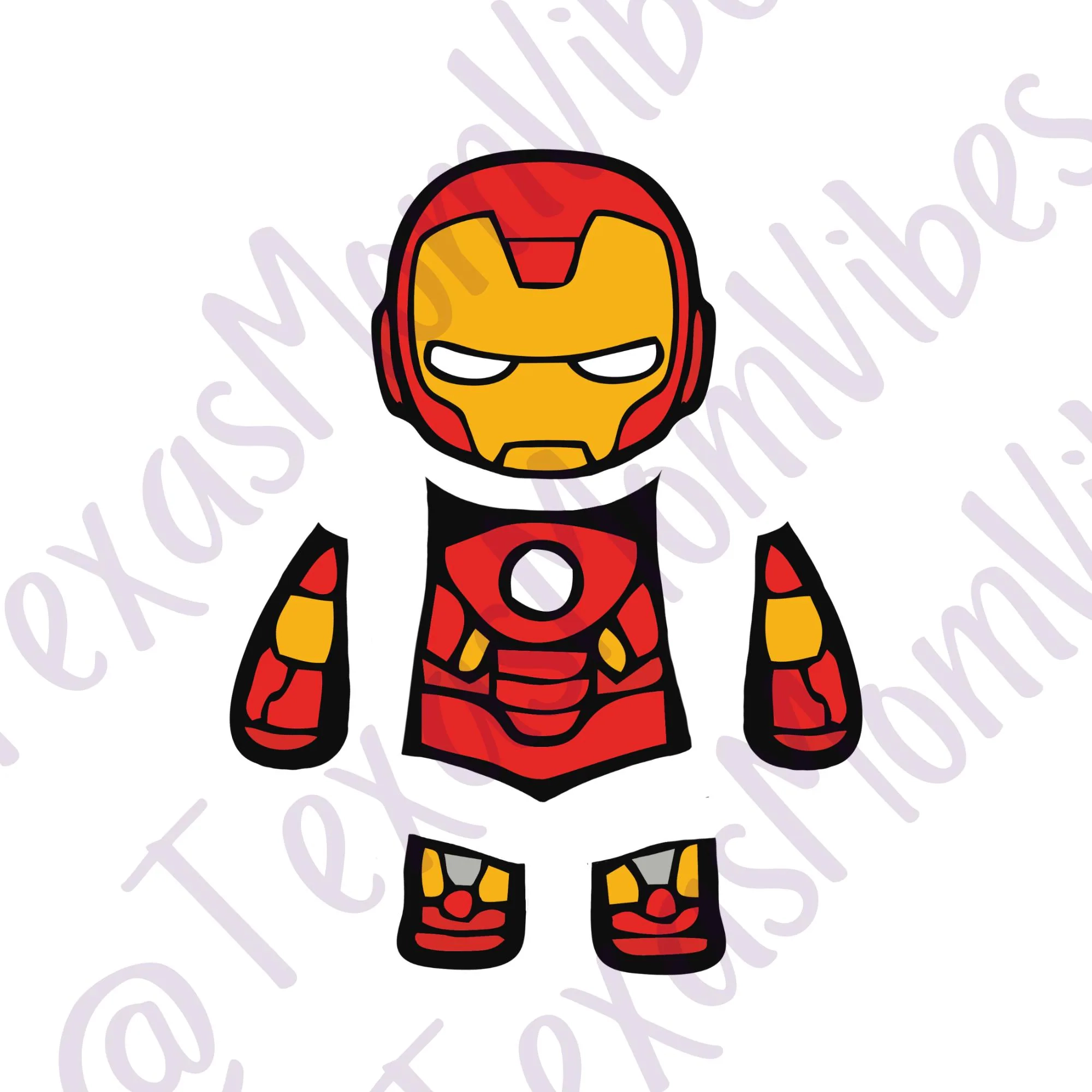 Disguise A Turkey Iron Man Template Thanksgiving Craft Printable PDF Cut Out Turkey Project Turkey Decor Baby Iron Man Turkey
