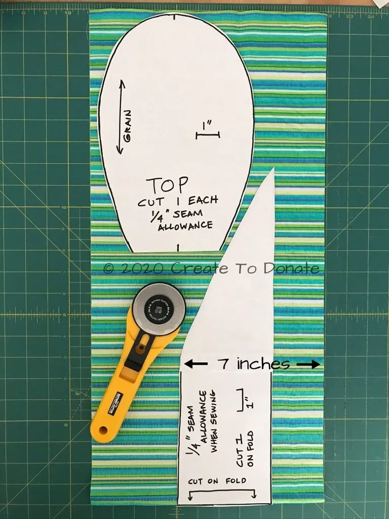Template Free Pdf Free Printable Scrub Hat Patterns
